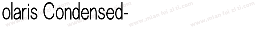 olaris Condensed字体转换